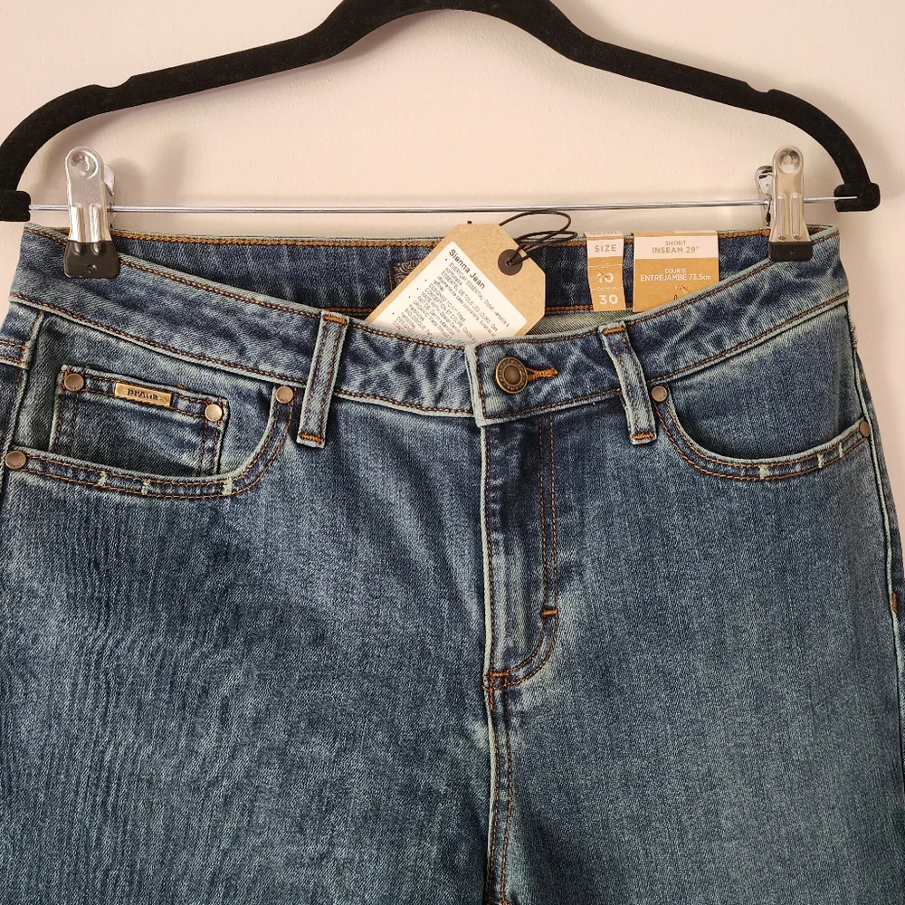 Prana Organic Cotton Sienna Skinny Jeans In True Blue Size 30 NWT - Picture 5 of 11